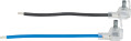 Sachet de 2 embouts à perforation d'isolant ebcp 6-35m/16 (1 noir + 1 bleu) longueur 185 mm