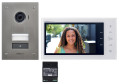 Kit vidéo Aiphone JVS1F platine encastrée avec moniteur écran 7" 2 fils intégral (130441)