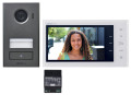 Kit vidéo Aiphone JVS1V  platine saillie avec moniteur écran 7" 2 fils intégral (130440)