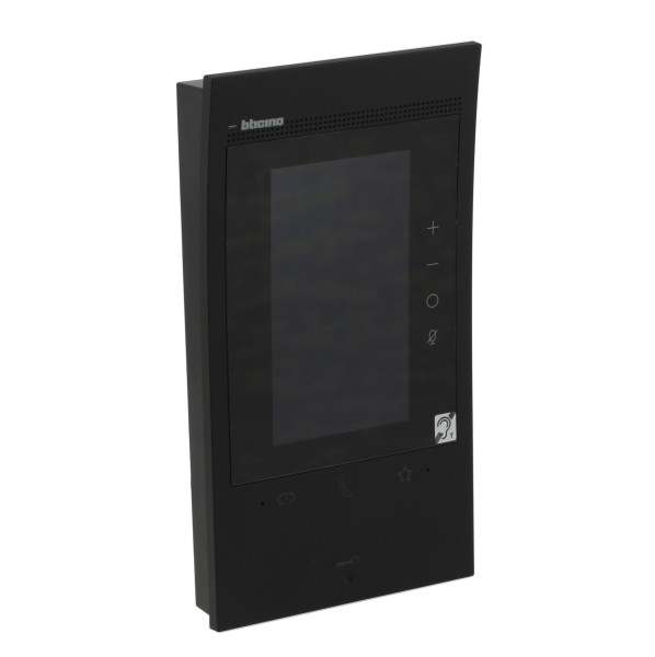 Poste intérieur Classe 300EOS noir 5" vertical avec Alexa et Netatmo