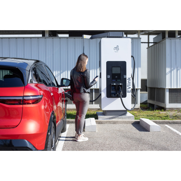 Evlink pro dc 180 kw-2 prises : 1xccs2 + 1xchademo-6 modules de 30 kw - Schneider Electric - EVD1S180THB