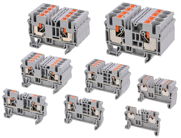 Blocs de jonction push-in 1 niveau