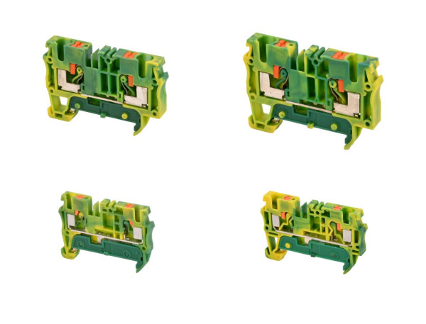 Blocs de jonction push-in - circuit de terre 1 niveau