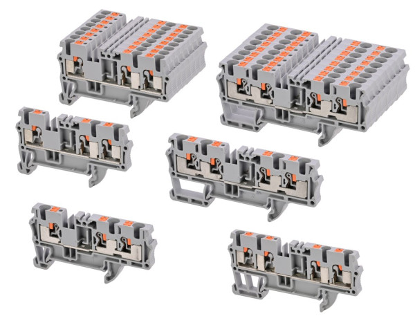 Blocs de jonction push-in multi-conducteurs