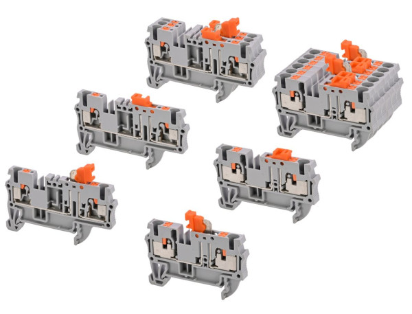 Blocs de jonction push-in sectionnables