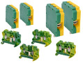 Tbsg6 - bloc de jonction vissé 6 mm²  protection vert/jaune pour circuit de terre