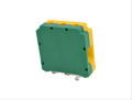 Tbsg50 - bloc de jonction vissé 50 mm²  protection vert/jaune pour circuit de terre