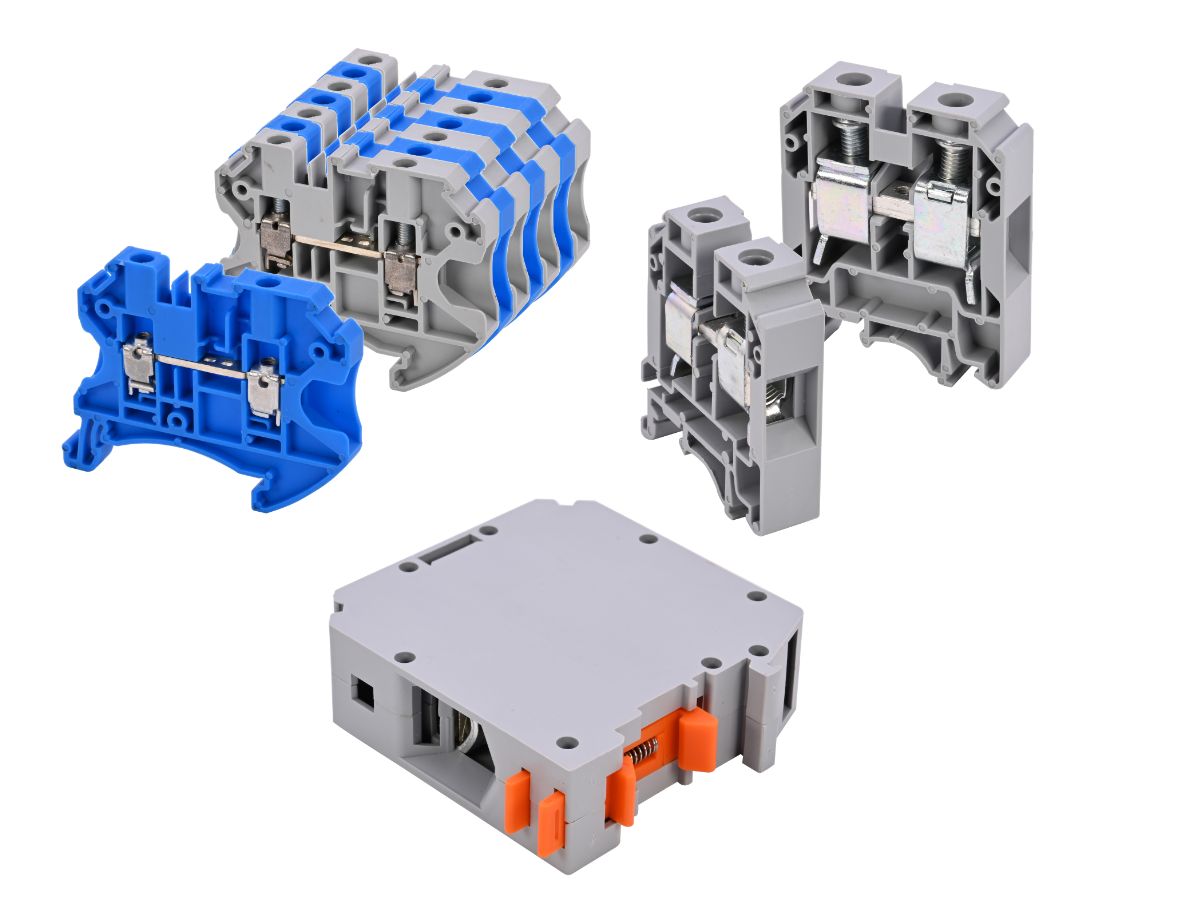 Cembre TBS2.5-BU Tbs2.5-bu - bloc de jonction vissé 2,5 mm² bleu