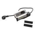 Prise multilink incara horizontal 2p+t schuko + usb a+c- cord 2m - métal