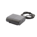 Prise link'on incara 4x2p+t schk + 2 usb a+c - cord 0,5m wieland  - noir