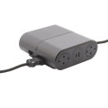 Prise link'on incara 4x2p+t schk + 2 usb a+c - cord 0,5m wieland  - noir