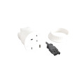 Disq80 incara blanc prise bs usb a+c cordon 0,5m avec fiche gst18