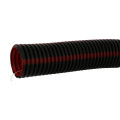 Legrand Gaine tpc "tube pour canalisation" Ø75mm petite longueur avec tire-fils pour courants forts - noir à bandes rouges