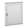 Porte plate vitrée XL3 160/400 - pour coffret et armoire H 750/845 mm