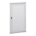 Porte plate vitrée XL3 160/400 - pour coffret et armoire H 1050/1145 mm