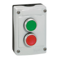 Osmoz - boîte à boutons équipée - 2 trous - 2 boutons à impulsion vert/rouge