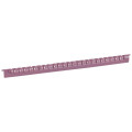 Réglette Mémocab - code coul international - l 2,3 mm - chiffre 7 - violet