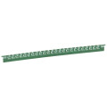 Réglette Mémocab - code coul international - l 2,3 mm - chiffre 5 - vert