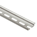 Rail symétrique avec oblongs à couper prof. 7,5 mm - L. 2 m