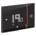 Thermostat connecté Smarther Legrand - 2 modules - Smartphone apps - tri-quadrifilaire - encastré - Noir - IP20