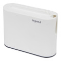 Legrand - Fiche multiprise extra-plate 6A avec 2 prises 2P + USB Type-A + Type-C et support smartphone - blanc et gris foncé