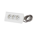 Rallonge Multiprise Blanc et Gris 3 x 2P+T 16 A 230 V avec 2 Chargeurs USB Type A 2,4 A et Support Tablette Intégré Legrand