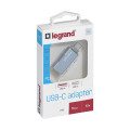 Legrand adaptateur  usb a vers usb c gris