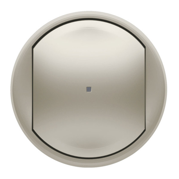 Enjoliveur Céliane avec variateur Neutre - finition titane Netatmo