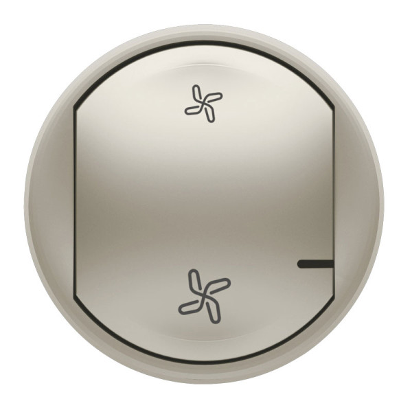 Enjoliveur Céliane pour VMC sans fil - Titane - Compatible Netatmo