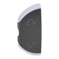 Enjoliveur Simple Graphite Céliane Legrand – pour Volet Roulant - avec Marquage Flèche Montante et Descendante