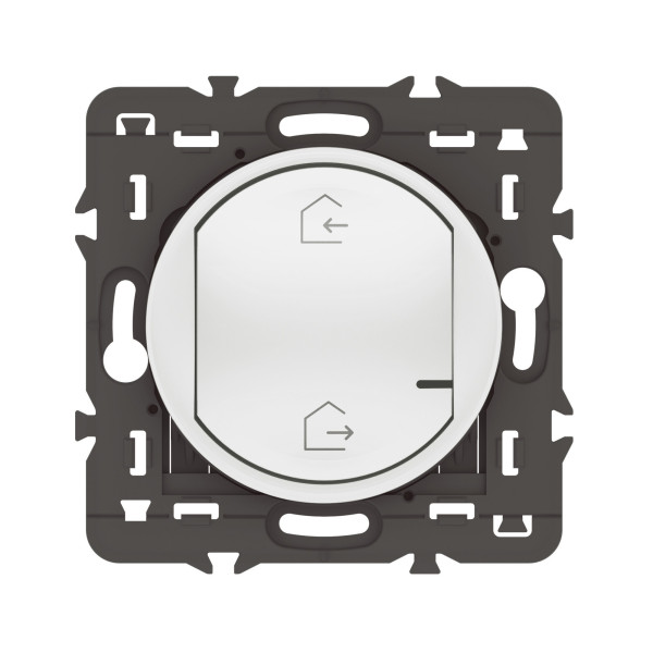 Commande sans fil Départ/Arrivée Céliane With Netatmo, blanc, pour installation connectée