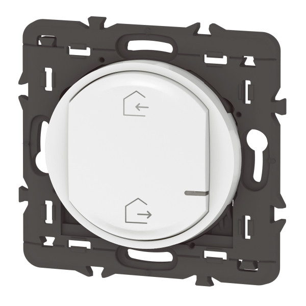 Commande sans fil Départ/Arrivée Céliane With Netatmo, blanc, pour installation connectée
