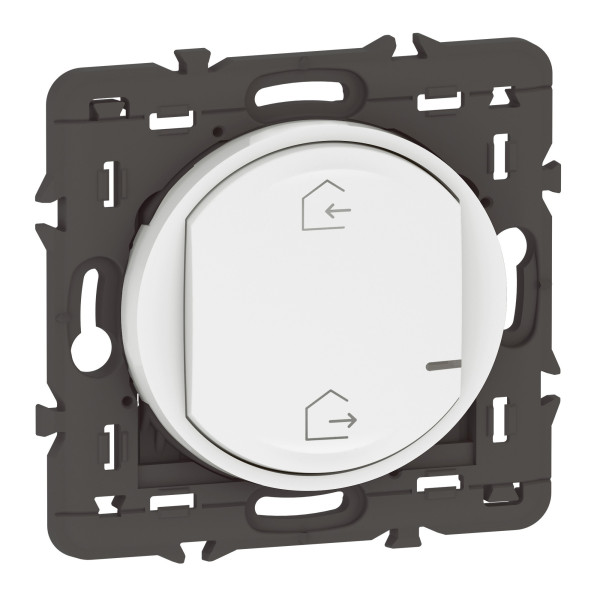 Commande sans fil Départ/Arrivée Céliane With Netatmo, blanc, pour installation connectée