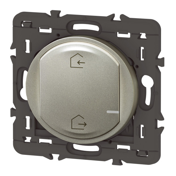Commande sans fil Céliane With Netatmo titane pour scènes Départ/Arrivée