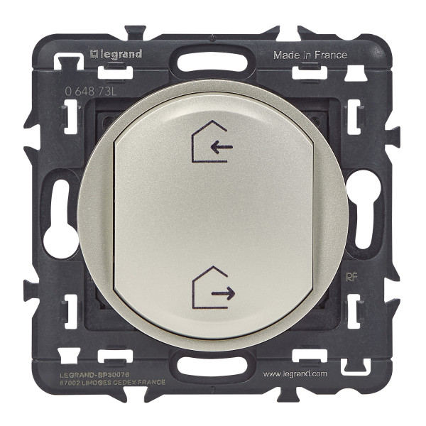 Commande sans fil/pile Départ/Arrivée Céliane With Netatmo - Titane