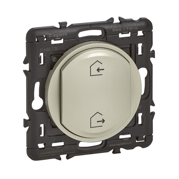 Commande sans fil/pile Départ/Arrivée Céliane With Netatmo - Titane