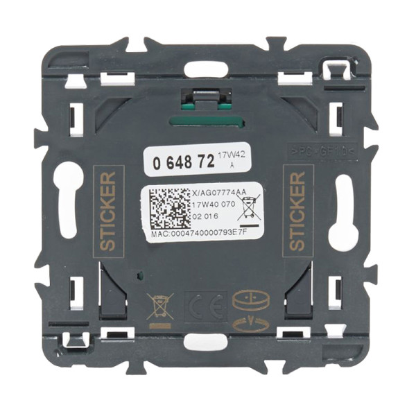 Commande Connectée Céliane With Netatmo Graphite pour Scènes de Vie