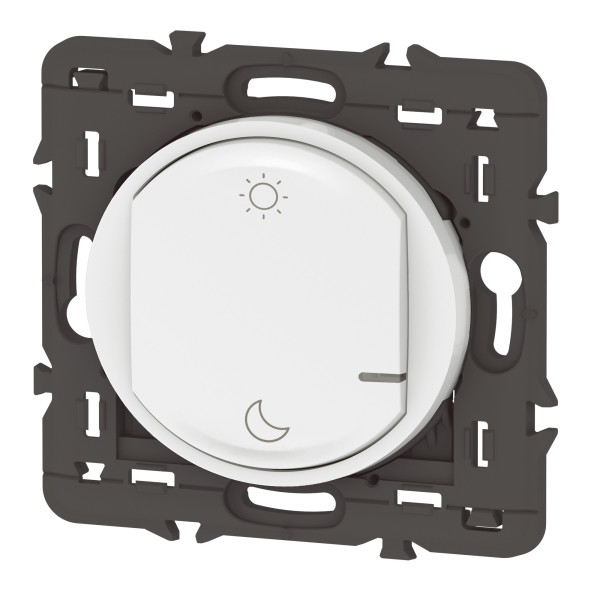 Commande sans fil Céliane Lever/Coucher With Netatmo, blanc, pile incluse