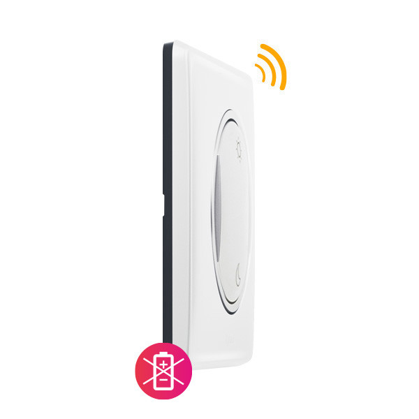 Commande Lever/Coucher Céliane sans fil ni pile - Blanc - With Netatmo