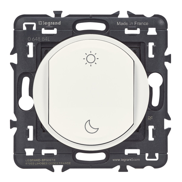 Commande Lever/Coucher Céliane sans fil ni pile - Blanc - With Netatmo