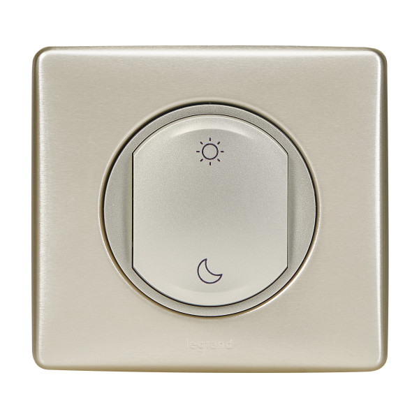 Commande sans fil/pile Lever/Coucher Céliane titane With Netatmo