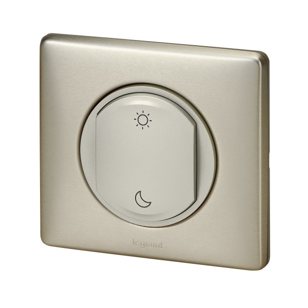 Commande sans fil/pile Lever/Coucher Céliane titane With Netatmo