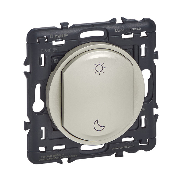 Commande sans fil/pile Lever/Coucher Céliane titane With Netatmo