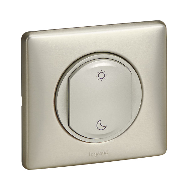 Commande sans fil/pile Lever/Coucher Céliane titane With Netatmo