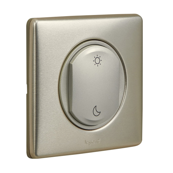 Commande sans fil/pile Lever/Coucher Céliane titane With Netatmo