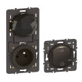 Pack de démarrage Céliane connecté With Netatmo, sans plaque, finition graphite