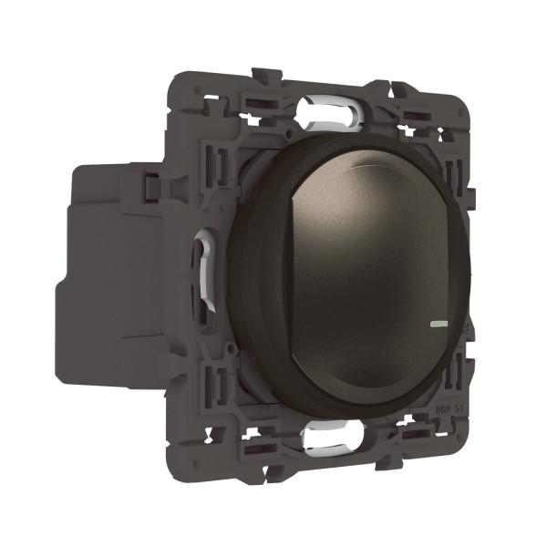 Interrupteur connecté sans Neutre Céliane With Netatmo, variateur, finition graphite