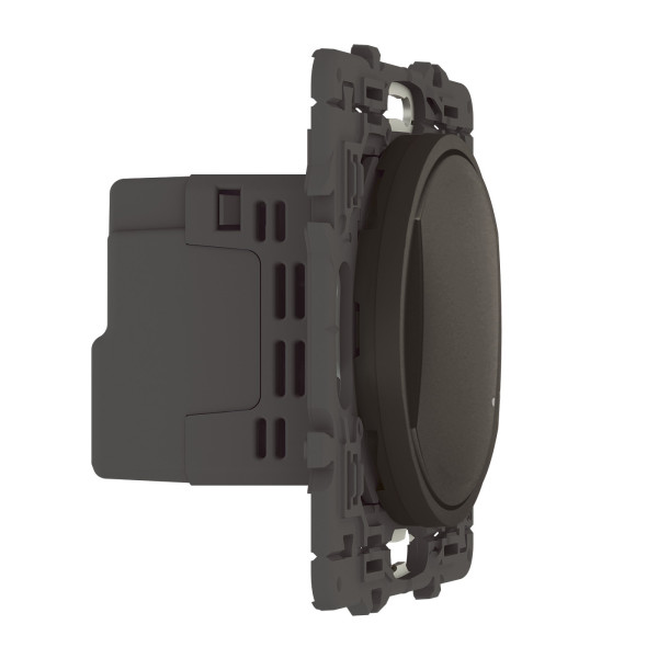 Interrupteur connecté sans Neutre Céliane With Netatmo, variateur, finition graphite