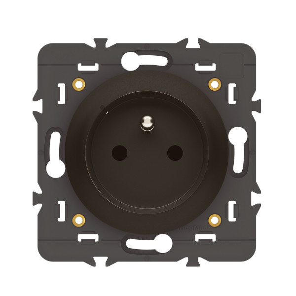 Prise de courant connectée Céliane 16A avec mesure conso - Finition graphite, Netatmo