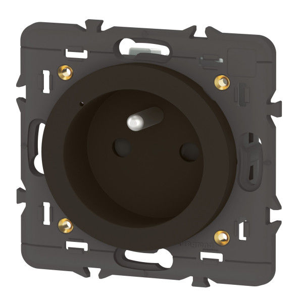 Prise de courant connectée Céliane 16A avec mesure conso - Finition graphite, Netatmo